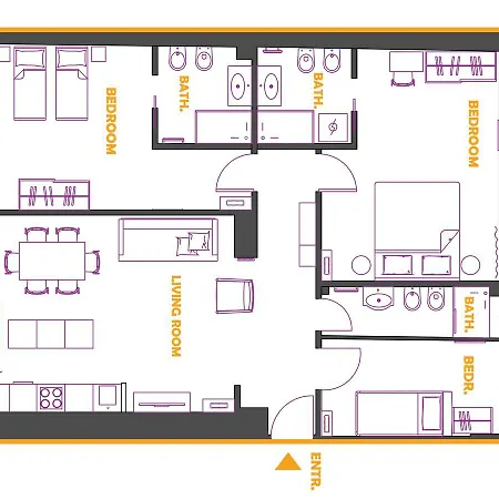 Hintown Mac Mahon 37 公寓 *
